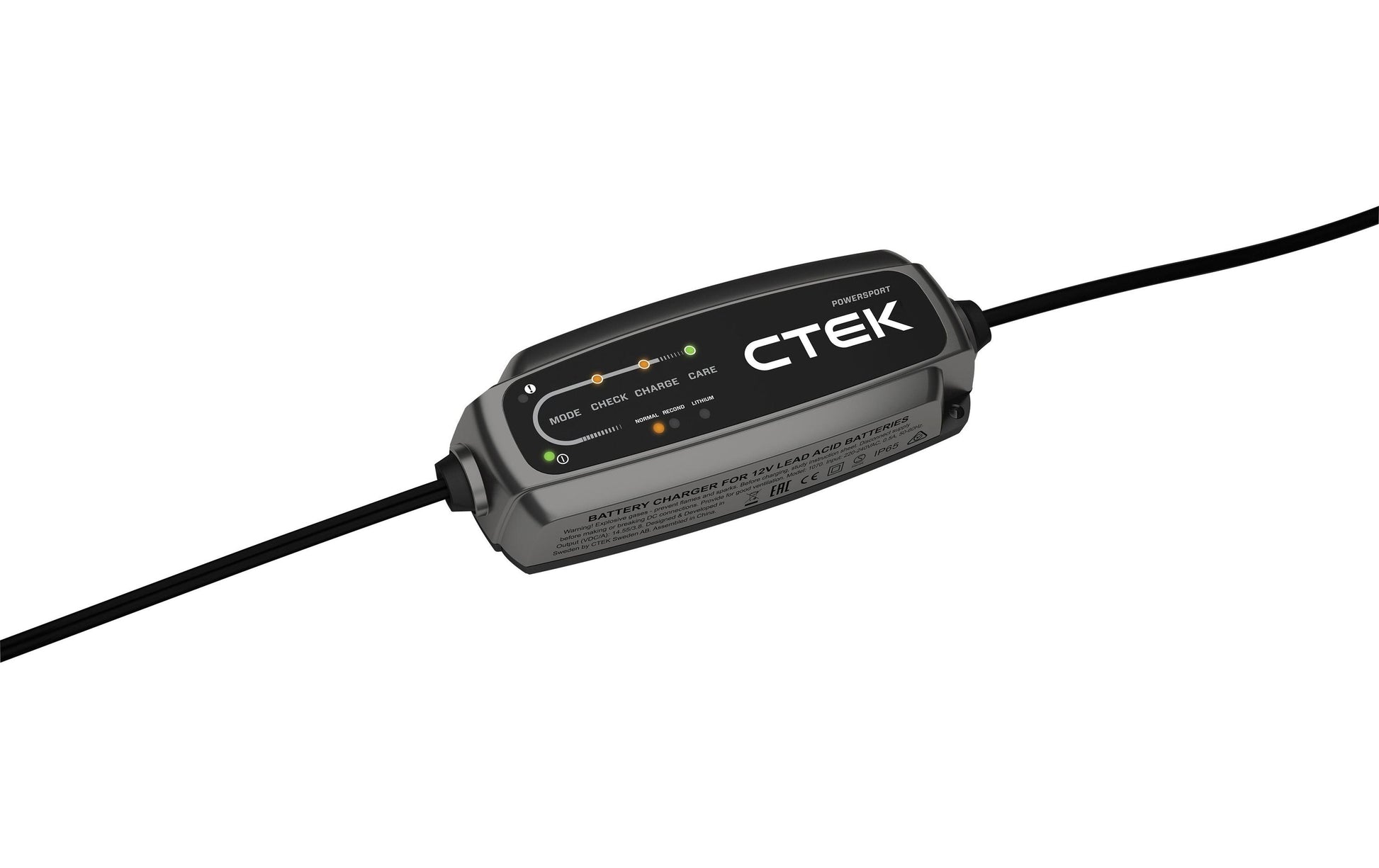 CTEK CT5 PowerSport Batterieladegerät 12 V, 27,6 W – 2,3 A, 3-stufig, IP65 – für 12 V Batterien (LiFePO4, AGM)