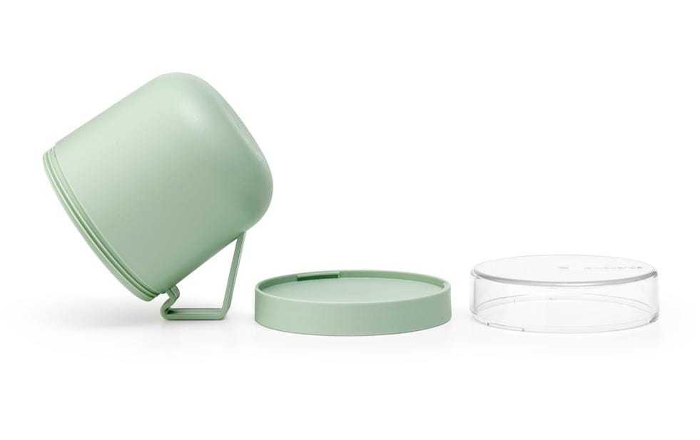 Brabantia Suppentasse Make & Take – 600 ml, 13 × 11 × 13 cm, Kunststoff, mit Deckel, spülmaschinenfest