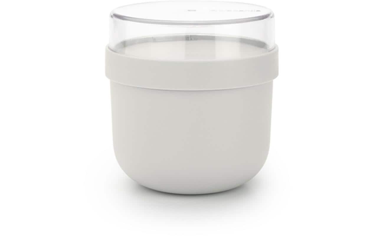 Brabantia Müeslischale Make & Take – 500 ml, Ø 11 cm, H 11,1 cm, Kunststoff, mit Deckel, spülmaschinenfest