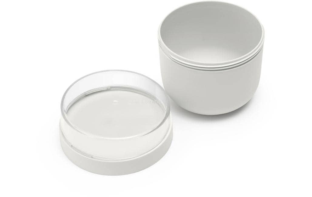 Brabantia Müeslischale Make & Take – 500 ml, Ø 11 cm, H 11,1 cm, Kunststoff, mit Deckel, spülmaschinenfest