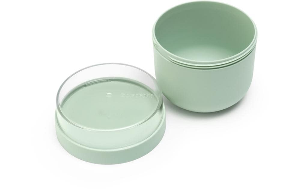 Brabantia Müeslischale Make & Take – 500 ml, Ø 11,0 cm, H 11,1 cm, Kunststoff, mit Deckel, spülmaschinenfest