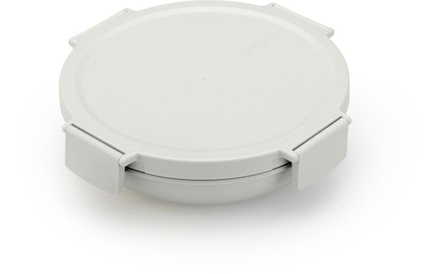 Brabantia Lunchbox 1 l, Ø 21,5 × 6 cm, Kunststoff, Hellgrau
