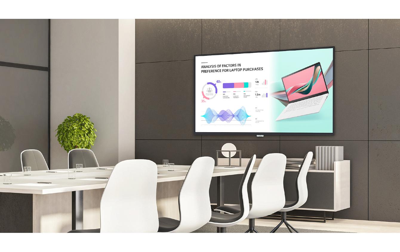 LG 98UH5J-H – 98" Public Display LED UHD 4K, webOS, 24/7