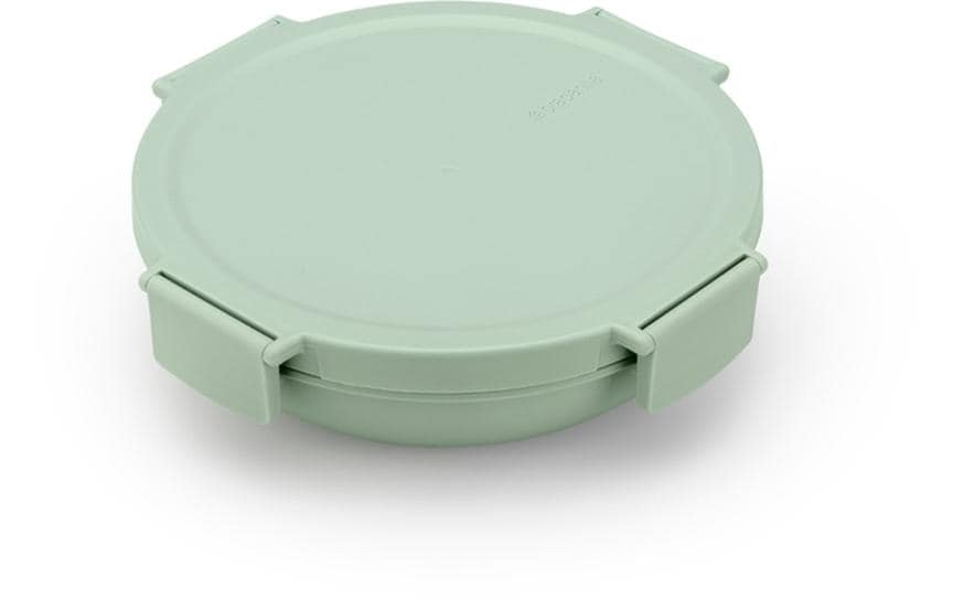 Brabantia Brotdose Make & Take – 1 l, Ø 21,5 cm, Kunststoff, mit Deckel, spülmaschinenfest, auslaufsicher