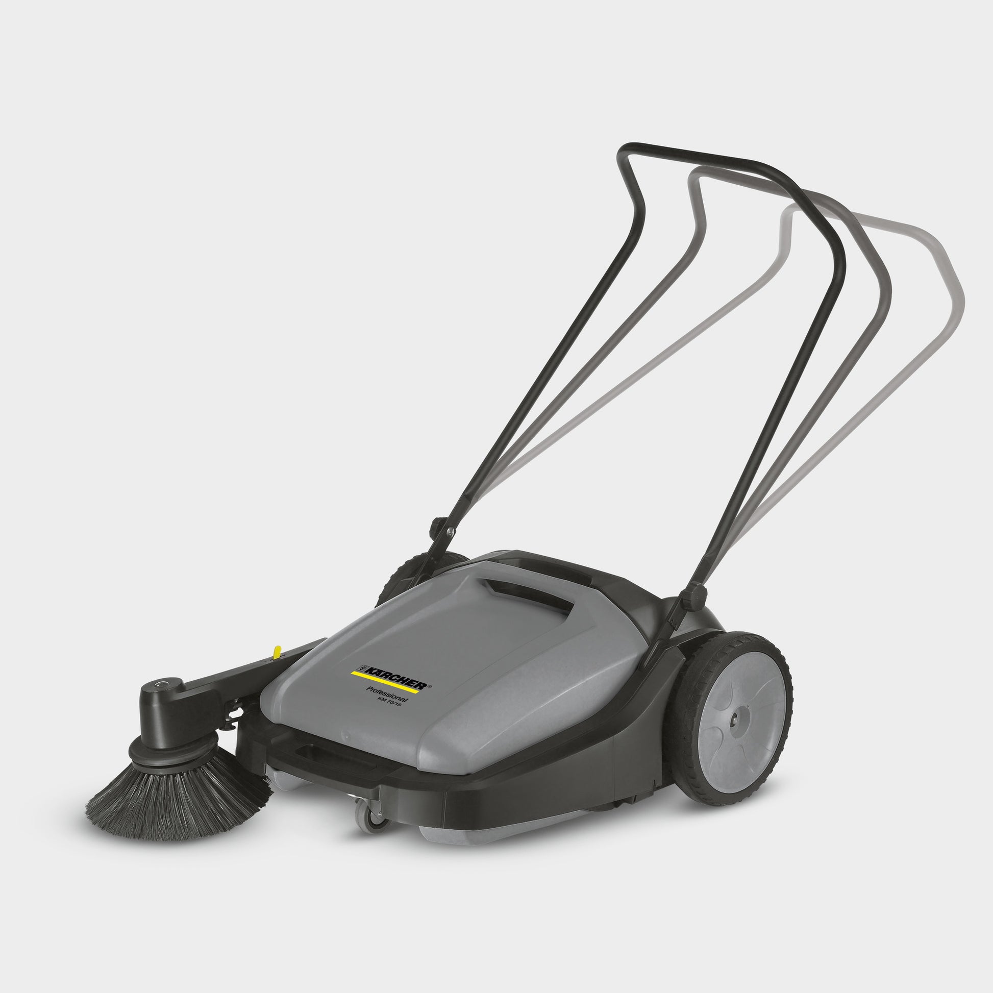 Kärcher Kehrmaschine KM 70/15 C – 70 cm Arbeitsbreite, 42 l Auffangbehälter, manuell, schwarz