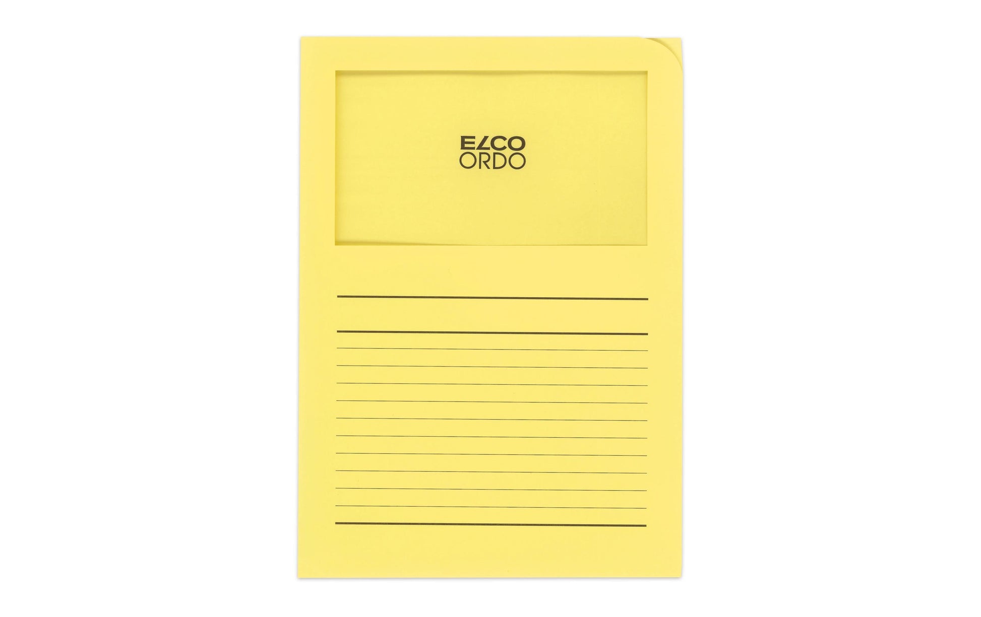 Elco Ordo Classico Sichtmappe A4 – Gelb, Papier, 100er-Pack