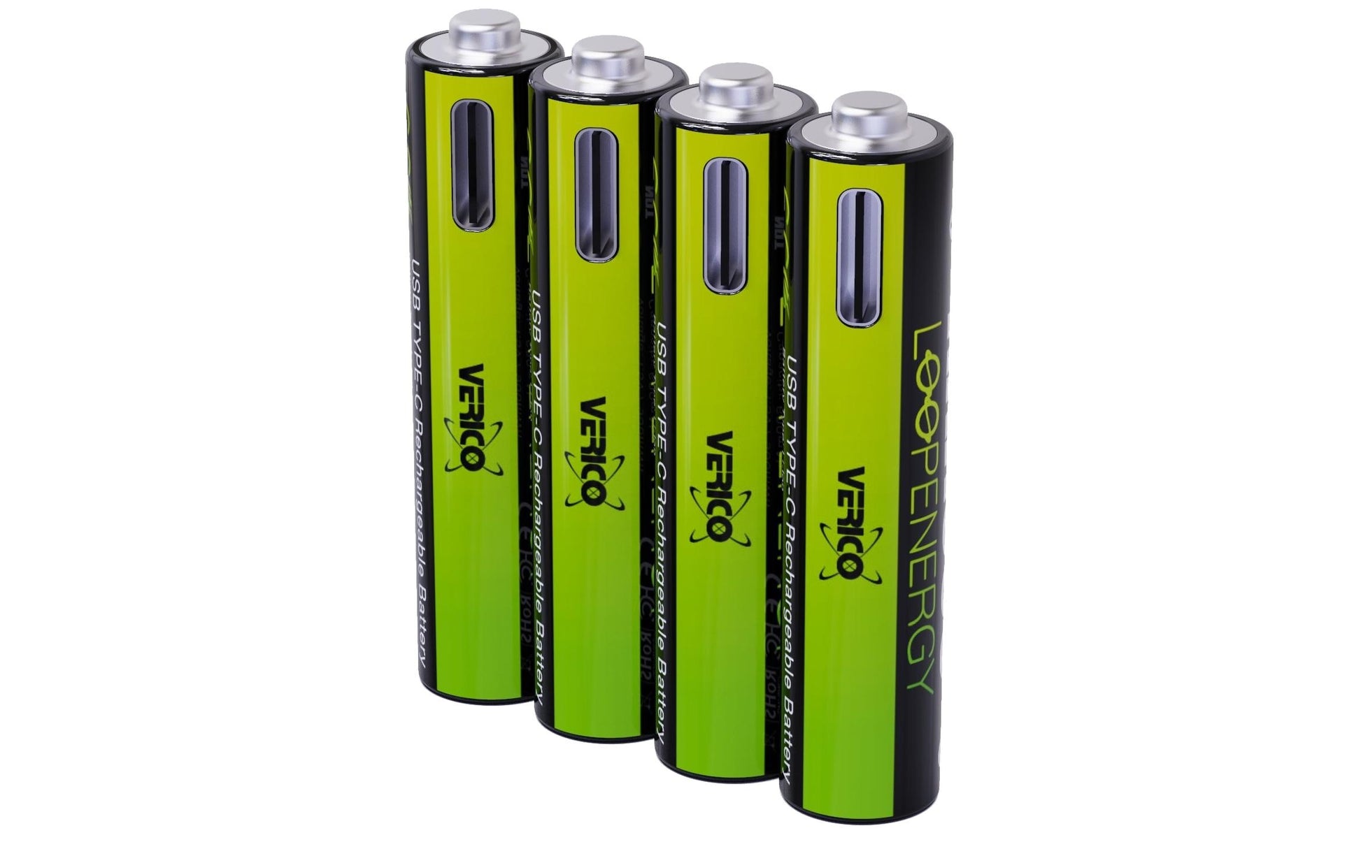 Verico AAA Akkus, Li-Ion, 600 mAh, 1,5 V – 4 Stk.
