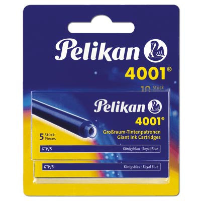 Pelikan GTP/5/2B Grossraum Füllhalter-Patrone – Blau