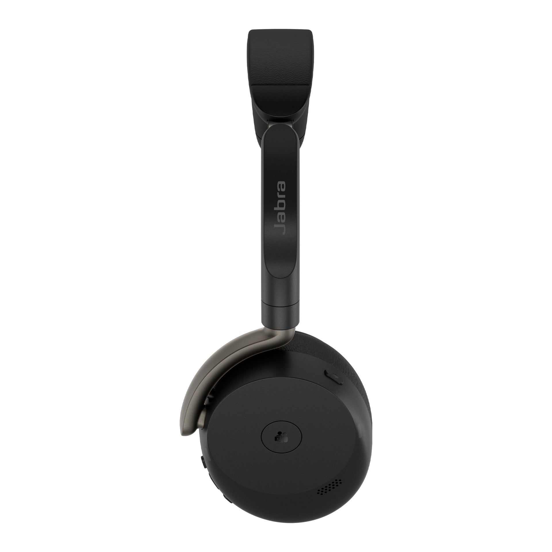 Jabra Evolve3 65 Flex Office-Headset – On-Ear, BT, MS Teams zertifiziert, mit USB-C-Dongle, Qi-Laden, Schwarz