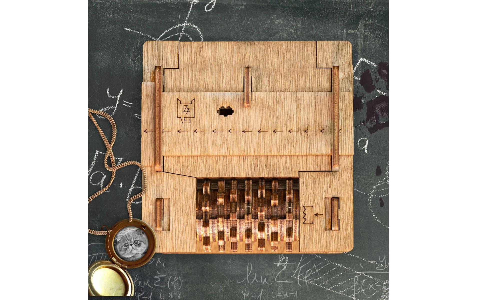 iDventure Cluebox Schrödingers Katze – Knobelbox, 1–2 Spieler, ab 14 Jahren, 60 Min., DE