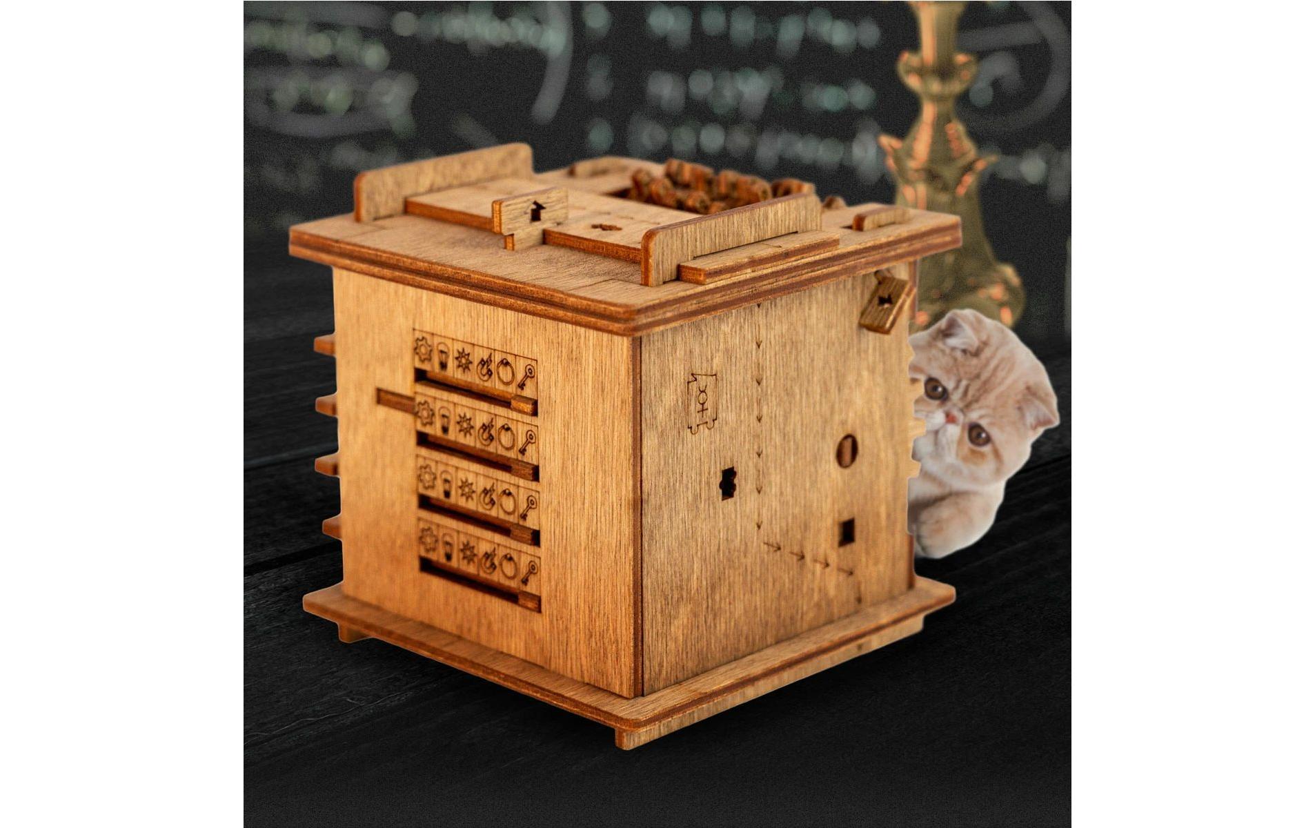 iDventure Cluebox Schrödingers Katze – Knobelbox, 1–2 Spieler, ab 14 Jahren, 60 Min., DE