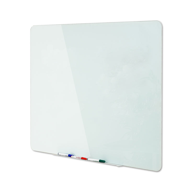 Bi-Office Whiteboard – 90 × 60 cm, Glas, magnetisch, Glas-Rahmen
