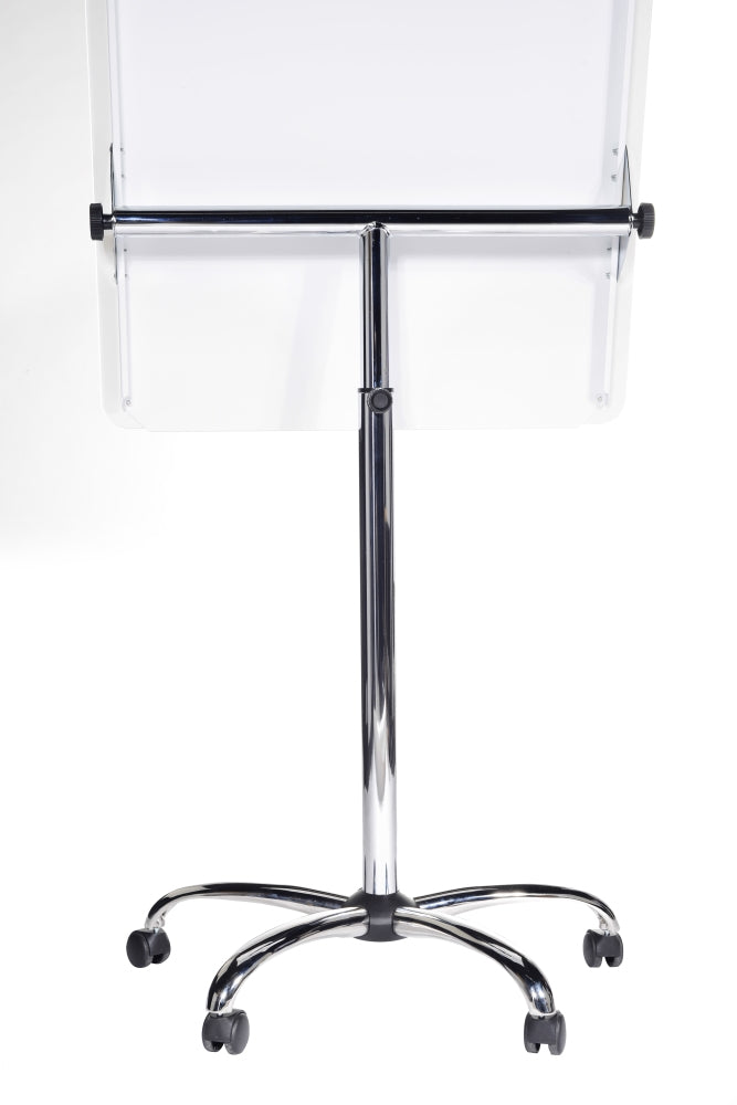 Bi-Office Glas-Flipchart – 70 × 100 cm, weiss, Hartglas