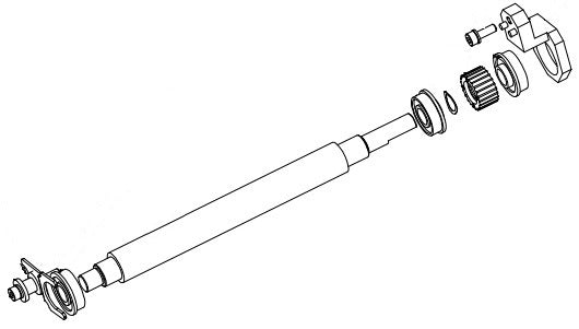 Datamax O'Neil Rollen-Kit – für A-4212 Mark II/A-4310 Mark II/A-4408 Mark II usw., 15-3215-01