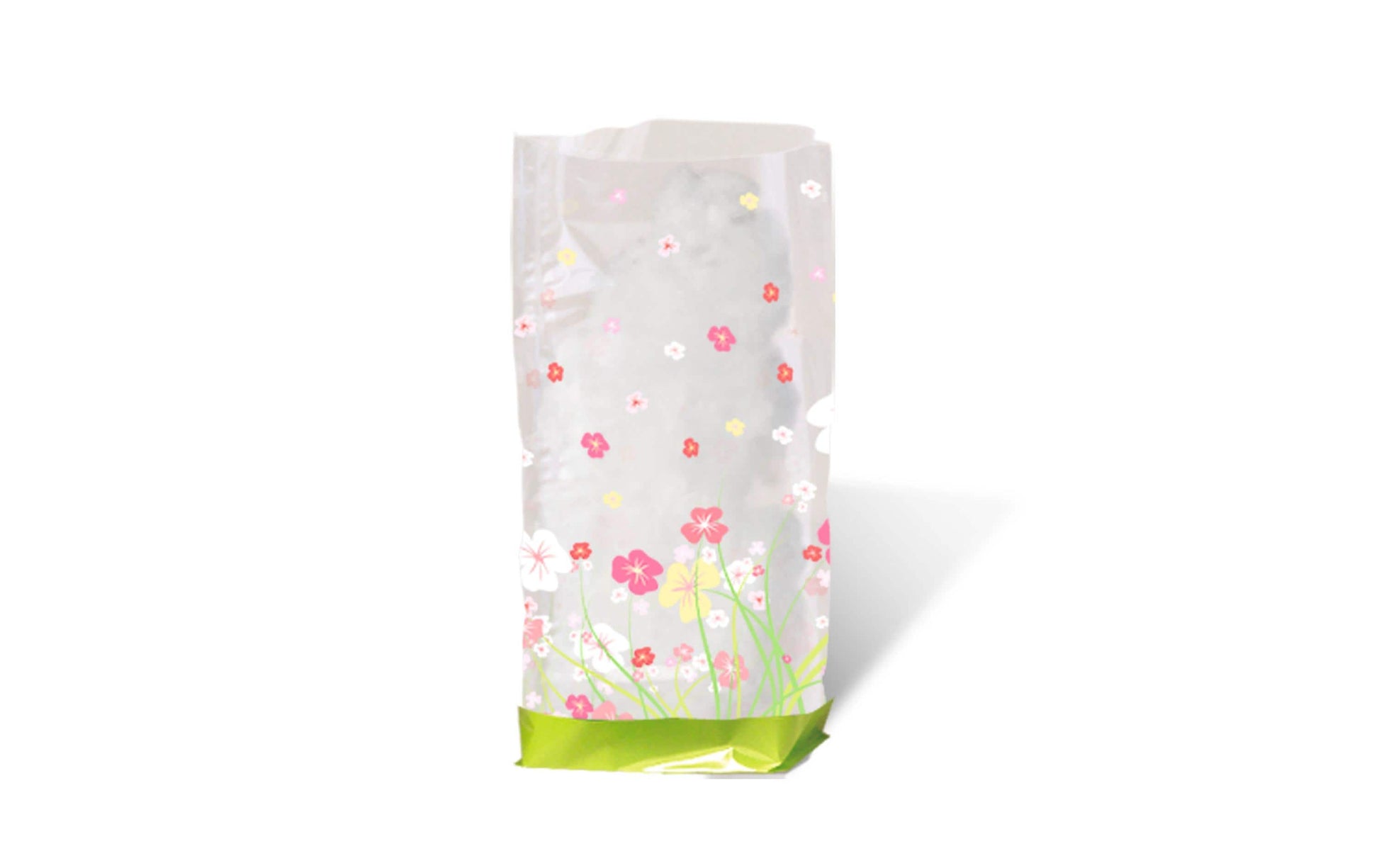 URSUS Cellophantüten Blumen, transparent – 115 × 190 mm – 10 Stk.