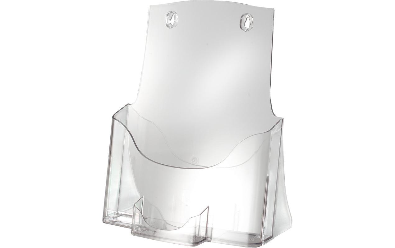 Sigel Tischprospekthalter – Acryl, transparent, 240 × 290 mm – für A4-Hochformat