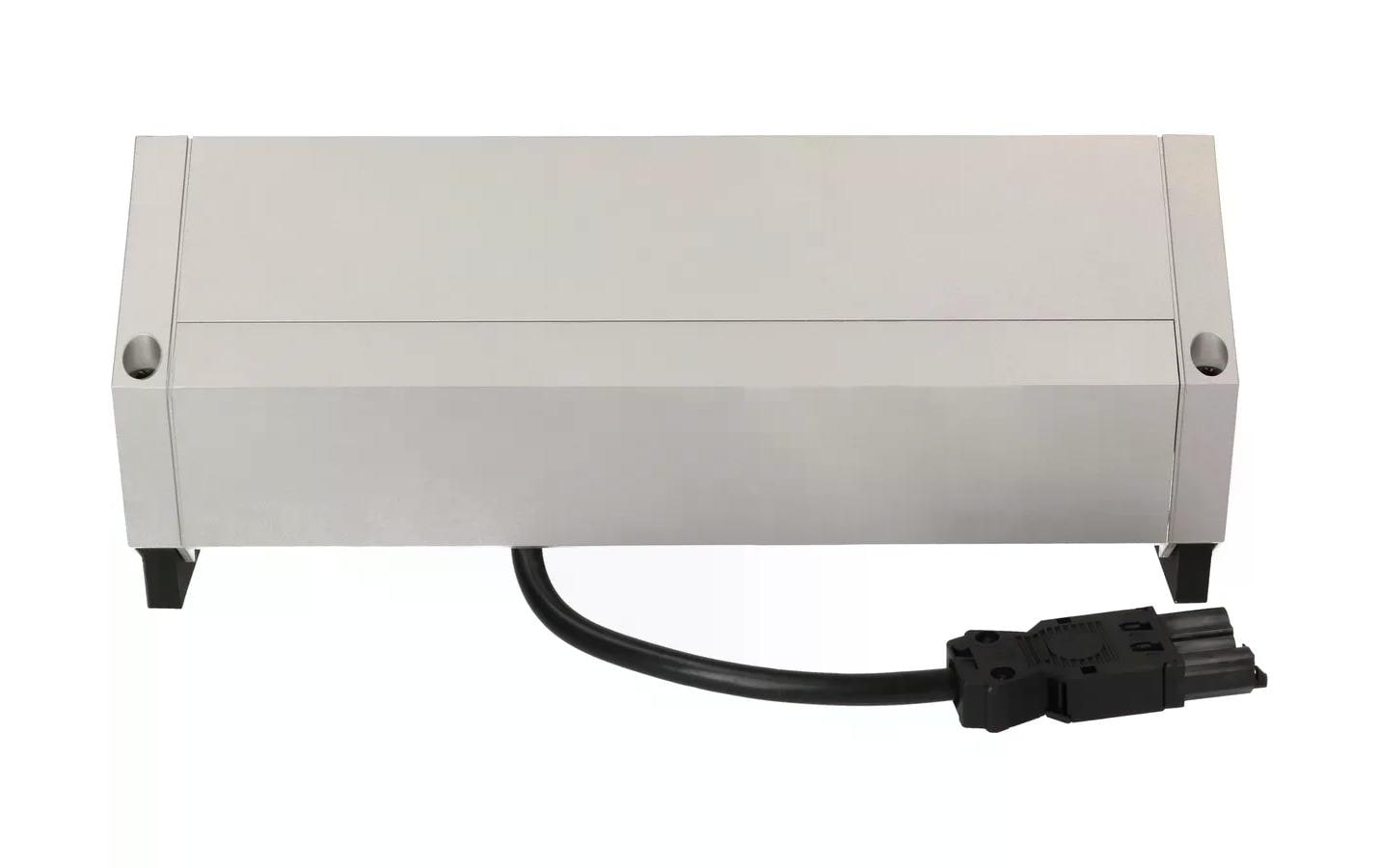 Bachmann DESK 2 Tischsteckdosenleiste, 2×T13, 1×USB-C, ohne Schalter, 0,2 m, Aluminium – silber