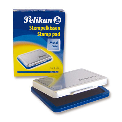 Pelikan Stempelkissen – Metall, 70 × 50 mm, getränkt, Blau