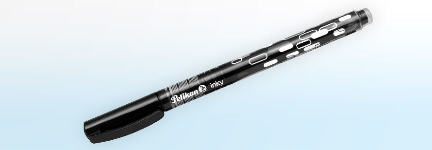 Pelikan Inky 916205 – Tintenroller, 0,5 mm, schwarz, Kunststoff