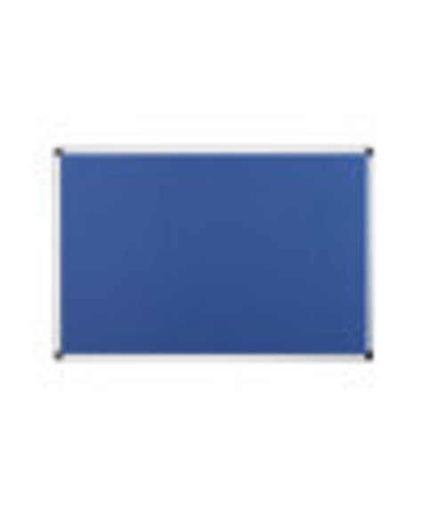 Bi-Office Filztafel – 120 × 90 cm – Blau, Alurahmen
