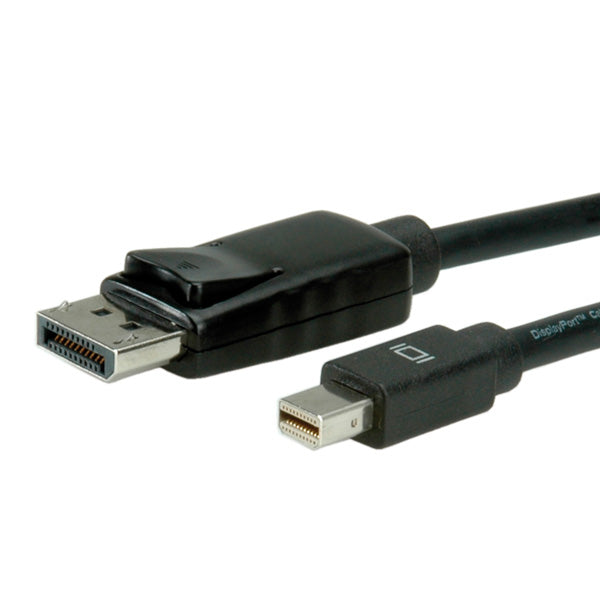 ROLINE DisplayPort auf Mini-DisplayPort Kabel DP 1.1 2560×1600 60 Hz – 5 m