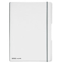 Herlitz my.book flex Notizheft – A4 – kariert – 40 Blatt – 80 g/m², mikroperforiert, Verschlussgummi