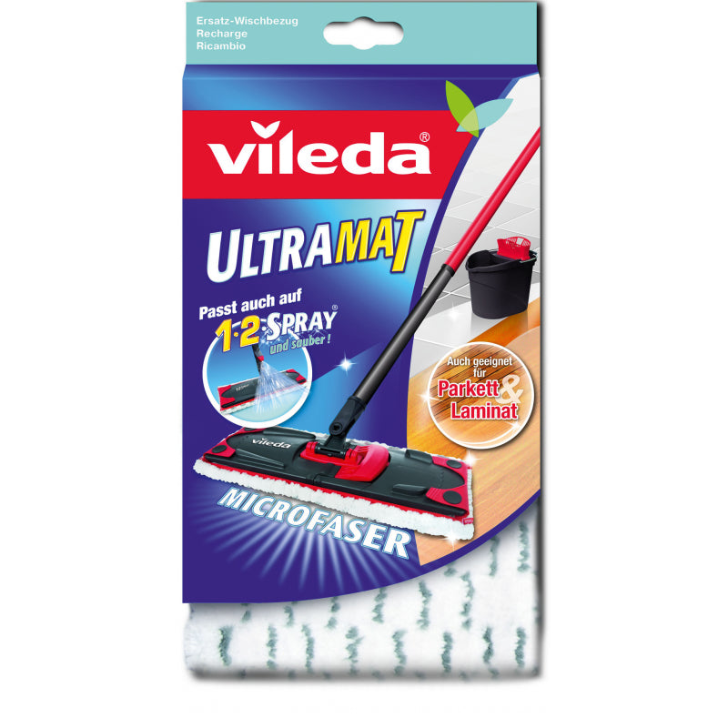 Vileda UltraMax Wischbezug – 1 Stk. – Mikrofaser – 27,5 × 14,0 cm