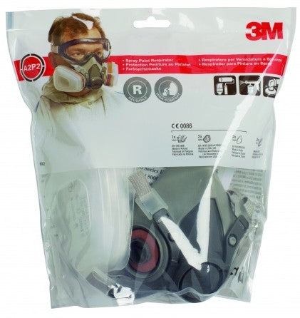 3M Halbmaske A2P2 6002C Grau
