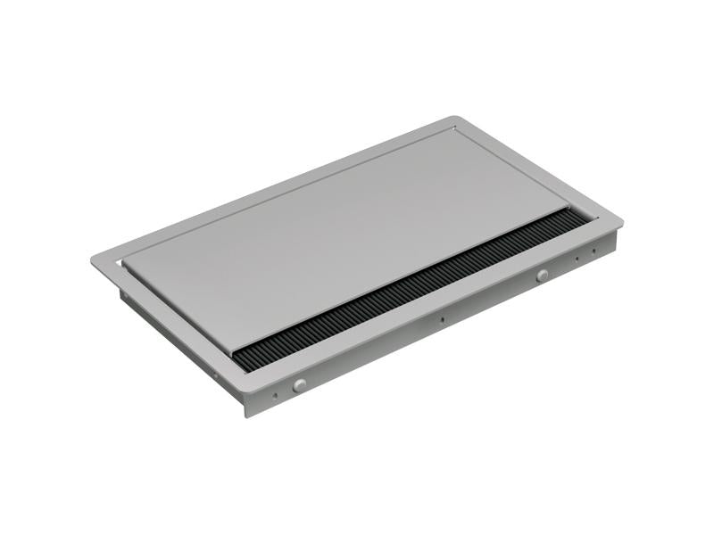 Bachmann CONI COVER Einbaurahmen, Einbau, Stahl / Edelstahl, 248×24×149 mm – Silbergrau