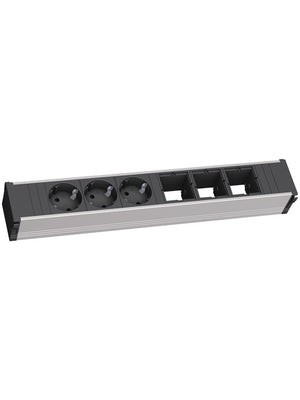Bachmann CONI – Einbau-Anschlussfeld, 2× T13, mit 10 A Thermosicherung, Stecker Wieland GST18, 0,2 m