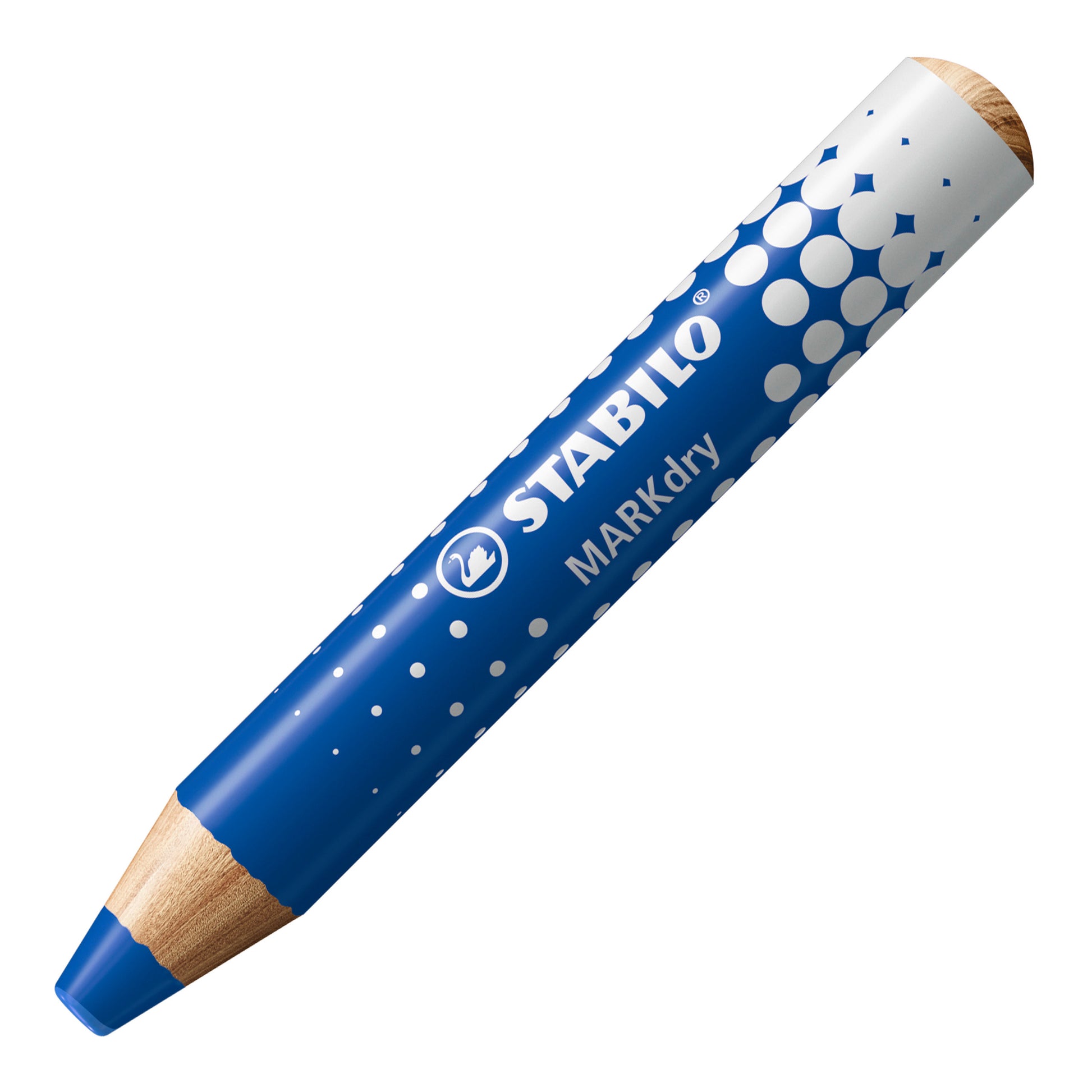 STABILO Whiteboard-Marker – 10 mm, blau, 5 Stk., trocken abwischbar – für Whiteboards/Flipcharts