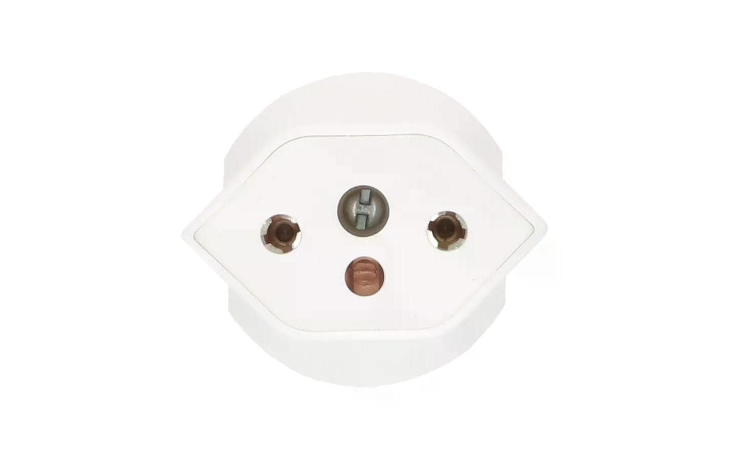 Max Hauri AG Max Hauri 163656 Fixadapter T13 zu Schuko – 10 A, 230 V, 2300 W, 3-polig (geerdet), Weiss