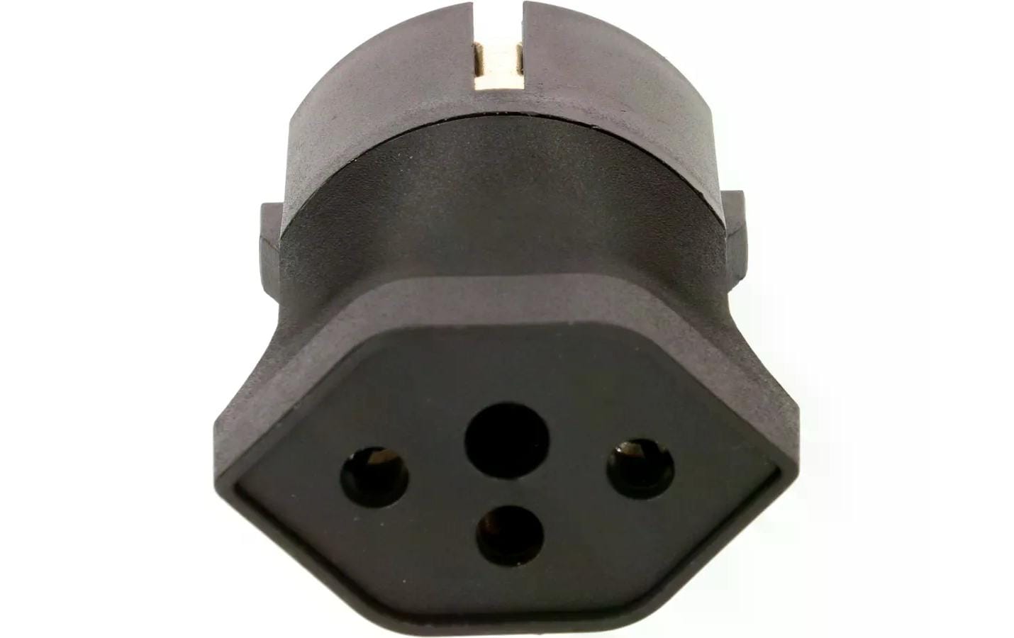 Max Hauri AG 163655 Fixadapter T13 zu Schuko – 230 V, 10 A, 3-polig, Schwarz