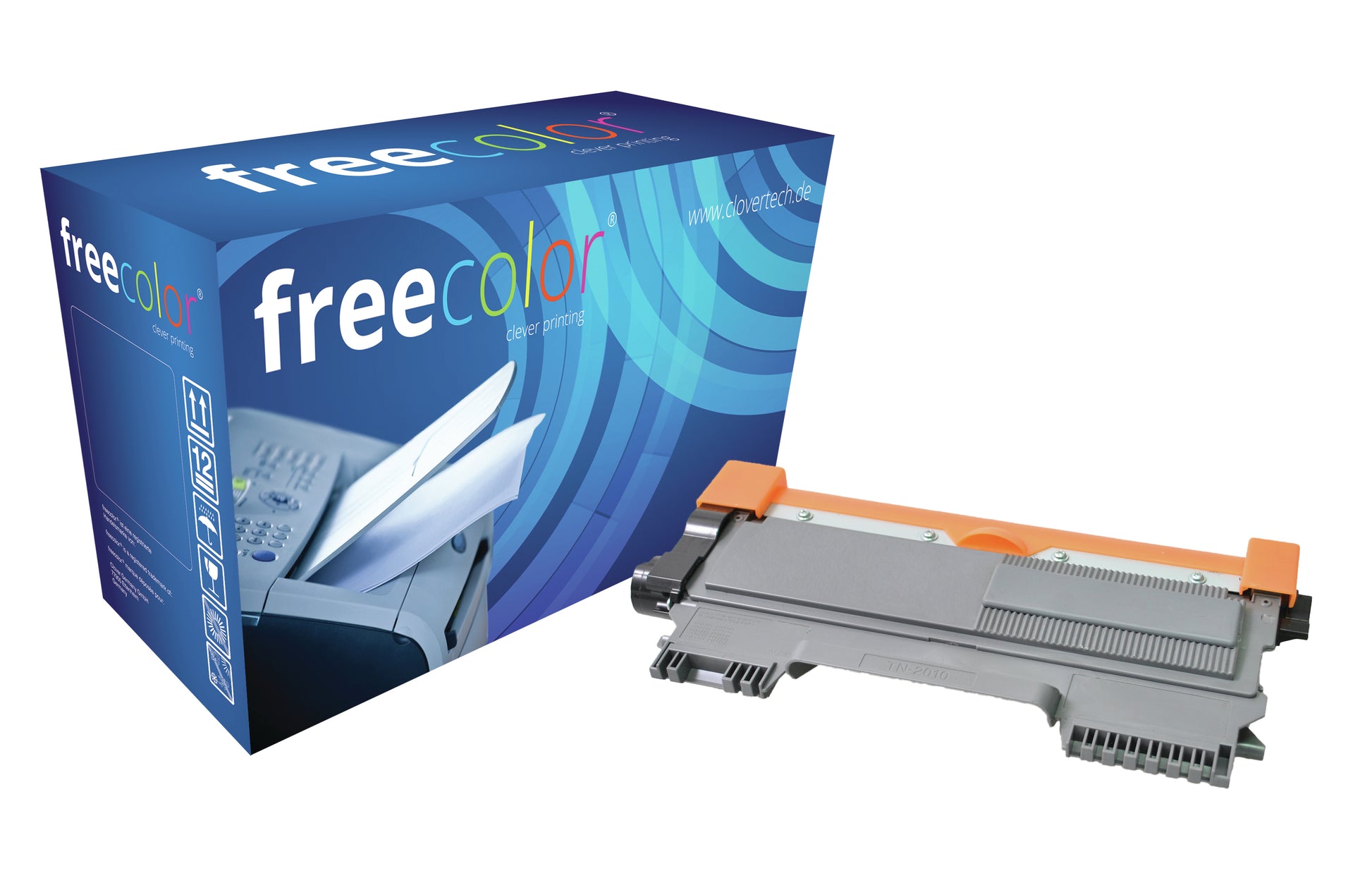 Freecolor TN2010 Schwarz Toner – Kompatibel – 1'200 Seiten – für Brother DCP-7060/DCP-7065/DCP-7070 u. a.