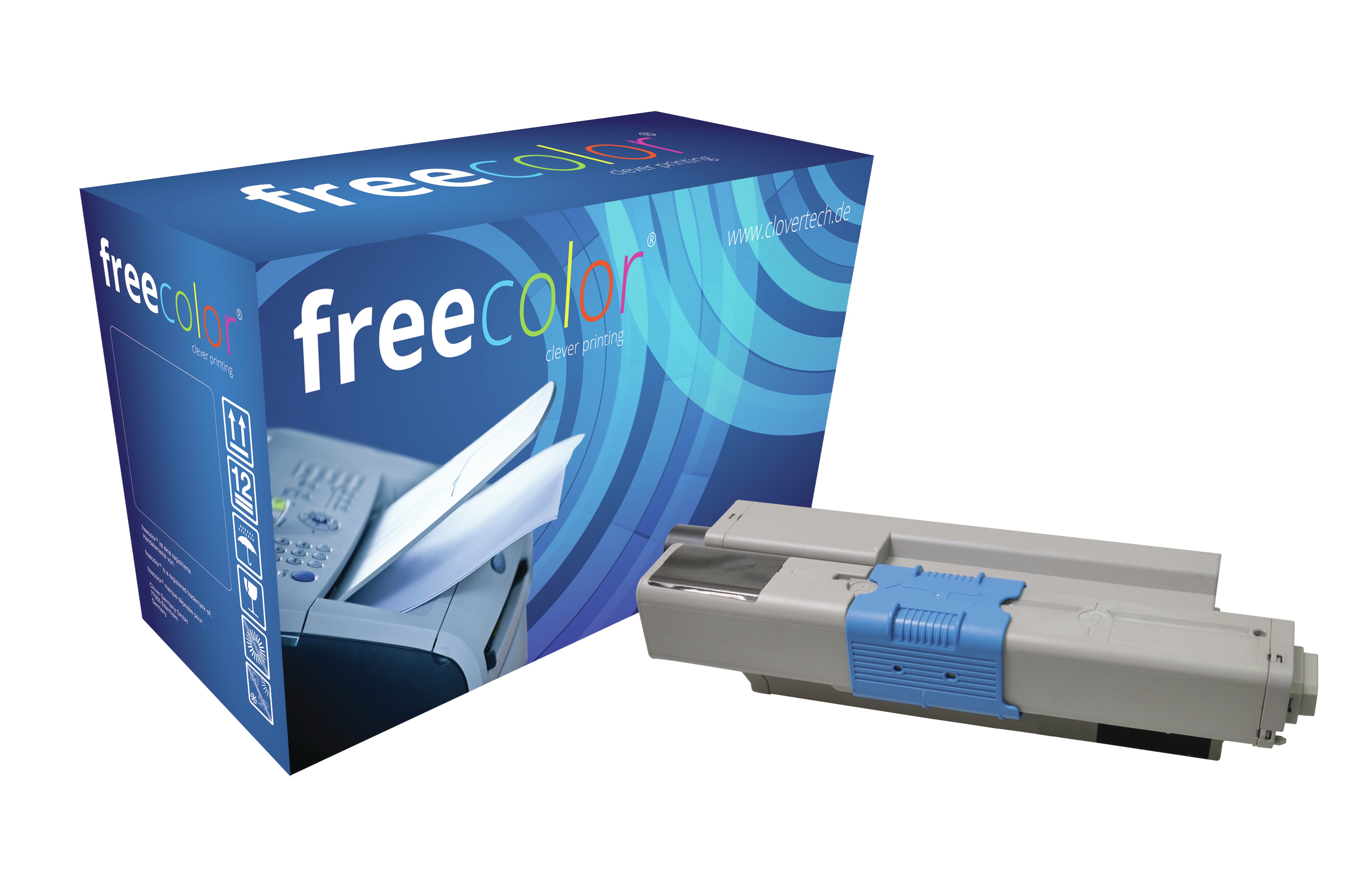 Freecolor Toner 44469xxx – schwarz, 3500 Seiten – für OKI C310/C330/C331 und andere