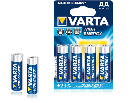 Varta AA Batterien – Alkaline, 1,5 V – 4 Stk.