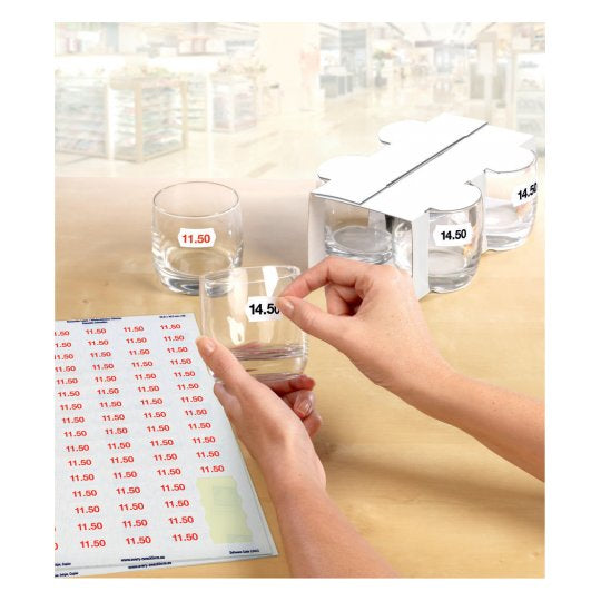 AVERY Zweckform L3410REV-25 – Etiketten A4 26 × 16 mm – Papier – wiederablösbar – 102/Blatt, 25 Blätter