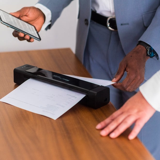 I.R.I.S. IRIScan Anywhere – Mobiler Scanner, Duplex, 15 ppm, WLAN