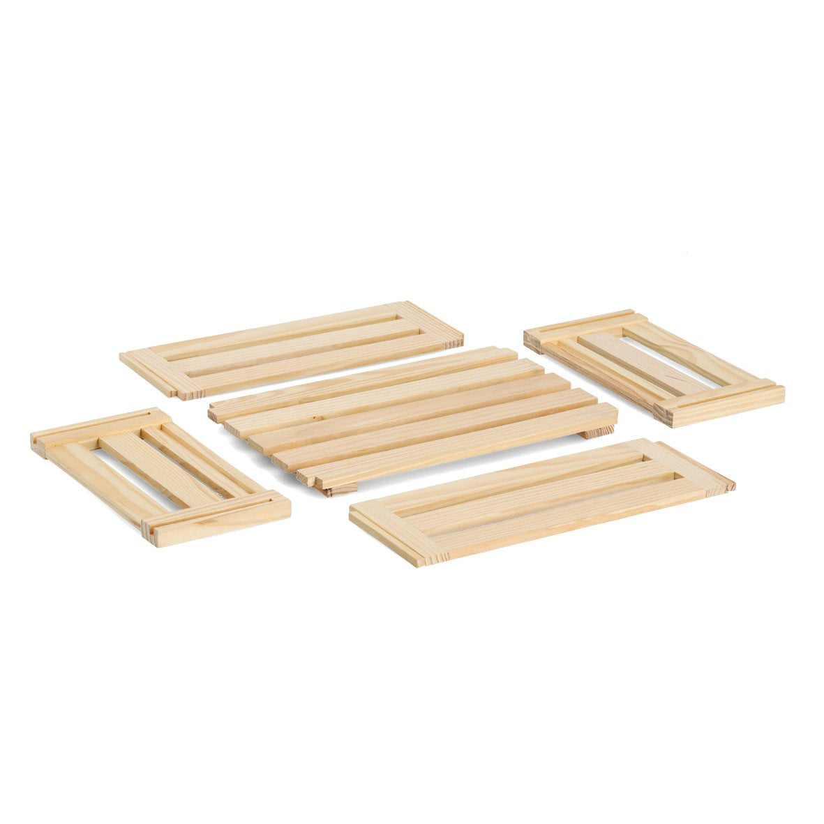 Zeller Present Aufbewahrungsbox ohne Deckel – Kiefernholz – Braun – 300 × 150 × 400 mm – Set 6 Stück