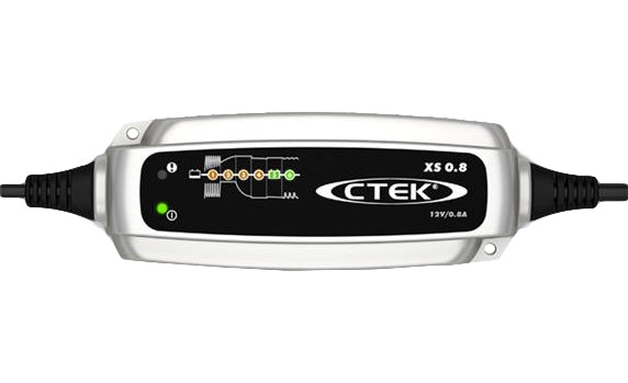 CTEK XS 0.8 Ladegerät – 9,6 W, Erhaltungsladung, IP65 – für 12 V Blei-Säure-Batterien