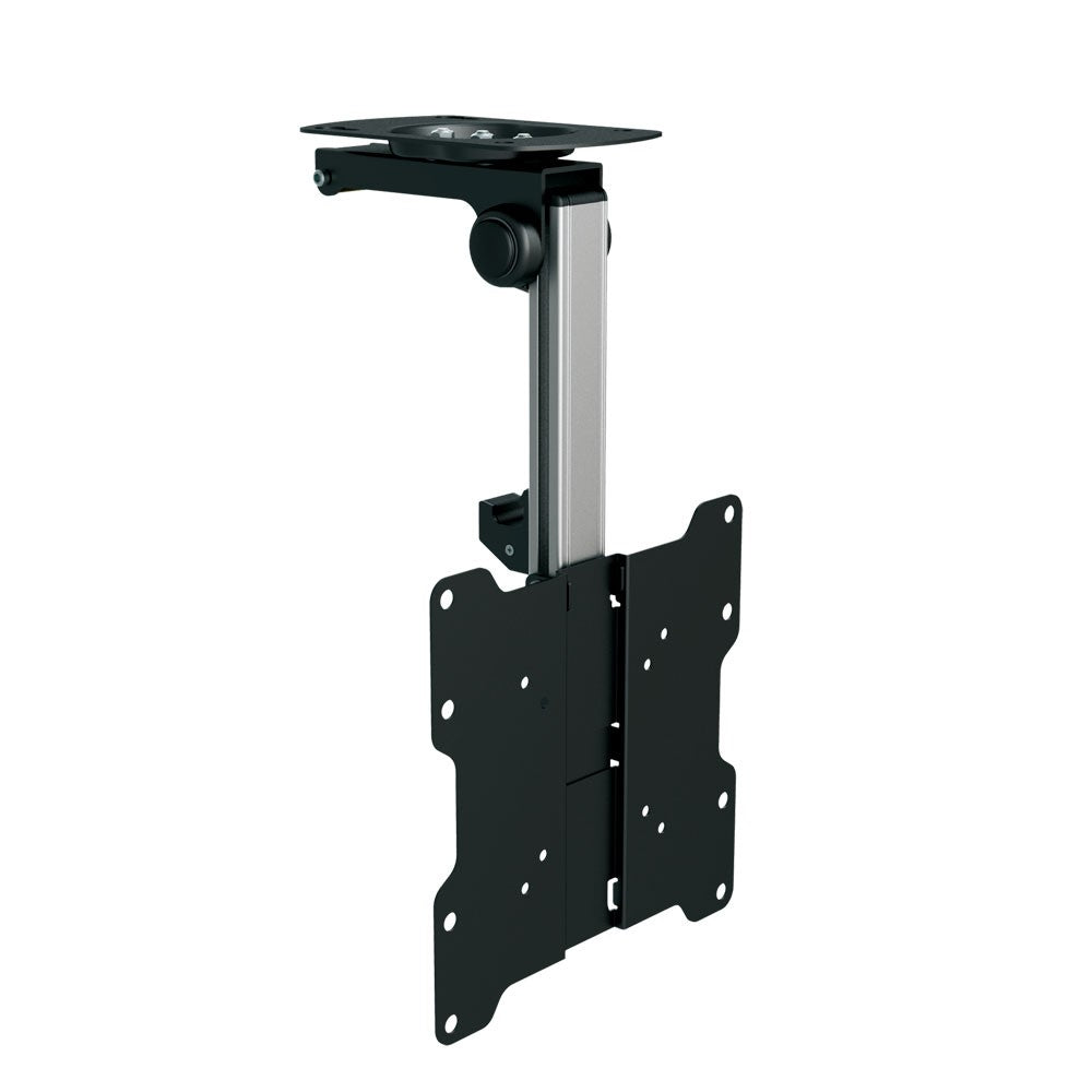 PureMounts PM-SLOPE-37 – Deckenhalterung, neigbar, für 23–37", VESA 75×75–200×200, bis 20 kg, silber