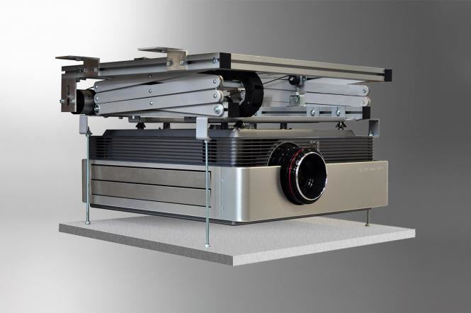 Celexon PL-1000 Plus Projektor-Deckenlift – Absenkung 0–96,0 cm, 30 kg, grau