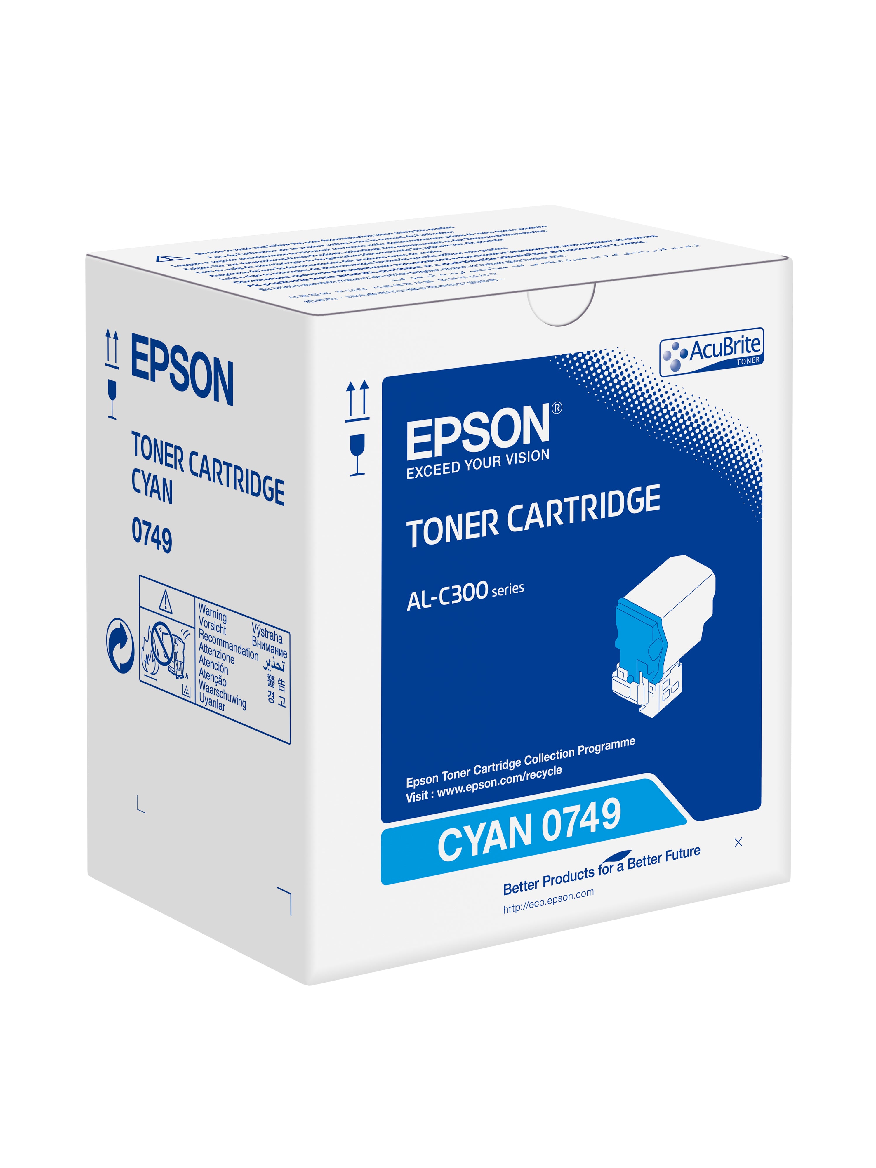 Epson Tonerkassette S050749, Cyan, 8'800 Seiten