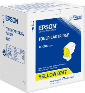 Epson Toner S050747 – gelb, 8800 Seiten – für Epson WorkForce AL-C300DN/AL-C300DTN/AL-C300N und andere