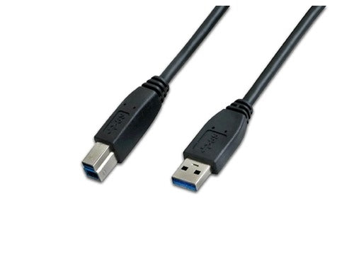 Wirewin USB-A auf USB-B Kabel – USB 3.2 Gen 1 (5 Gbit/s) – 3 m – Schwarz