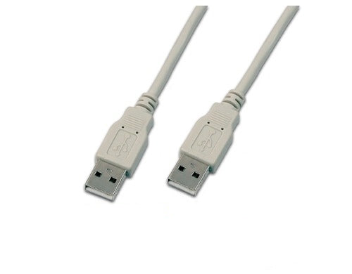 Wirewin USB-A auf USB-A Kabel – USB 2.0 (480 Mbit/s) – 2 m – Grau