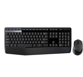 Logitech MK345 – Tastatur, kabellos (2,4 GHz), US-Layout (EN) – für Windows & ChromeOS