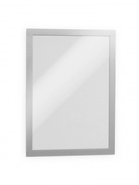Durable DURAFRAME Magnetrahmen – A4 – Silber – 10er-Pack