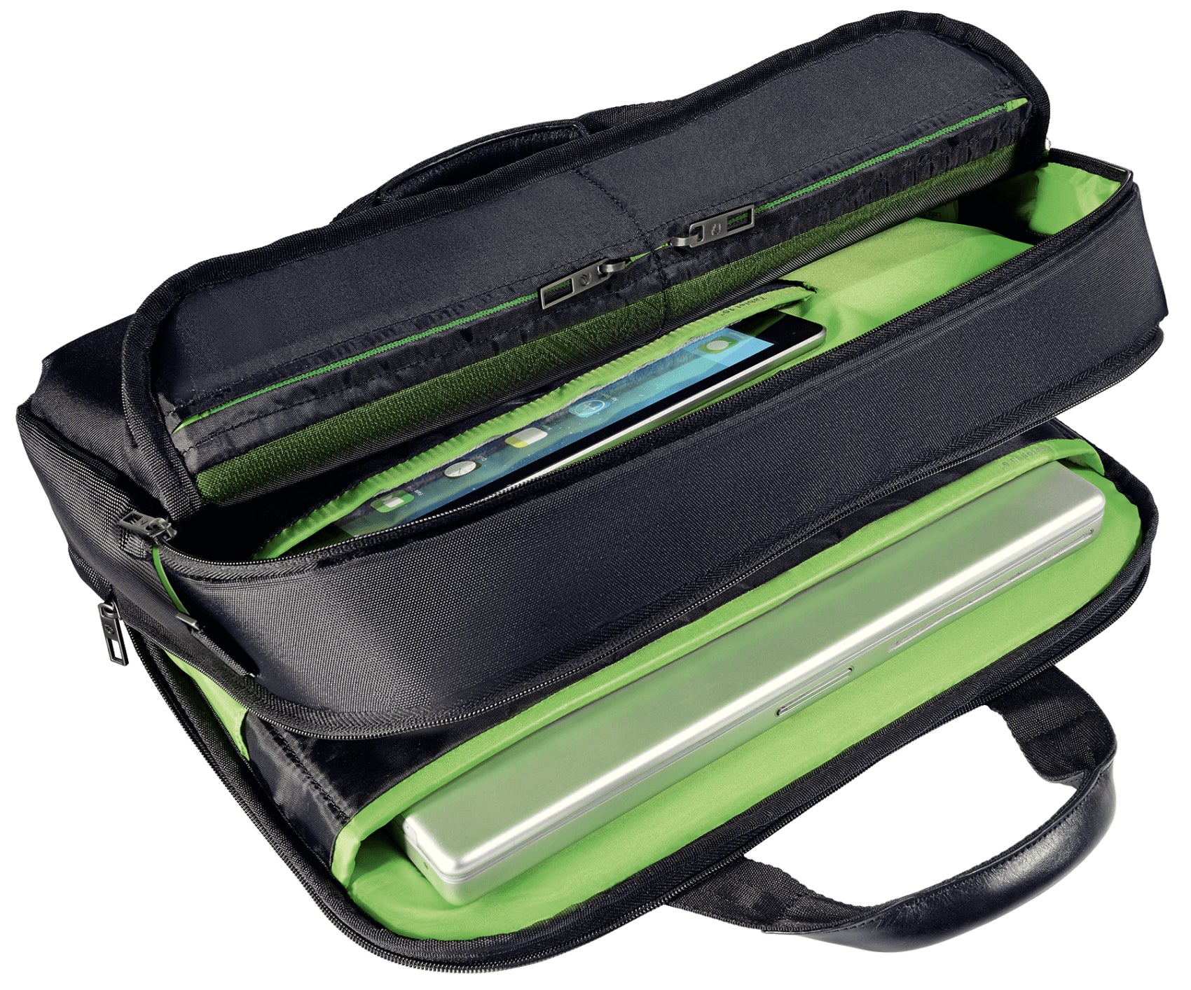 Leitz Notebook-Tasche bis 15,6" – wasserfest, Trolleybefestigung – Schwarz