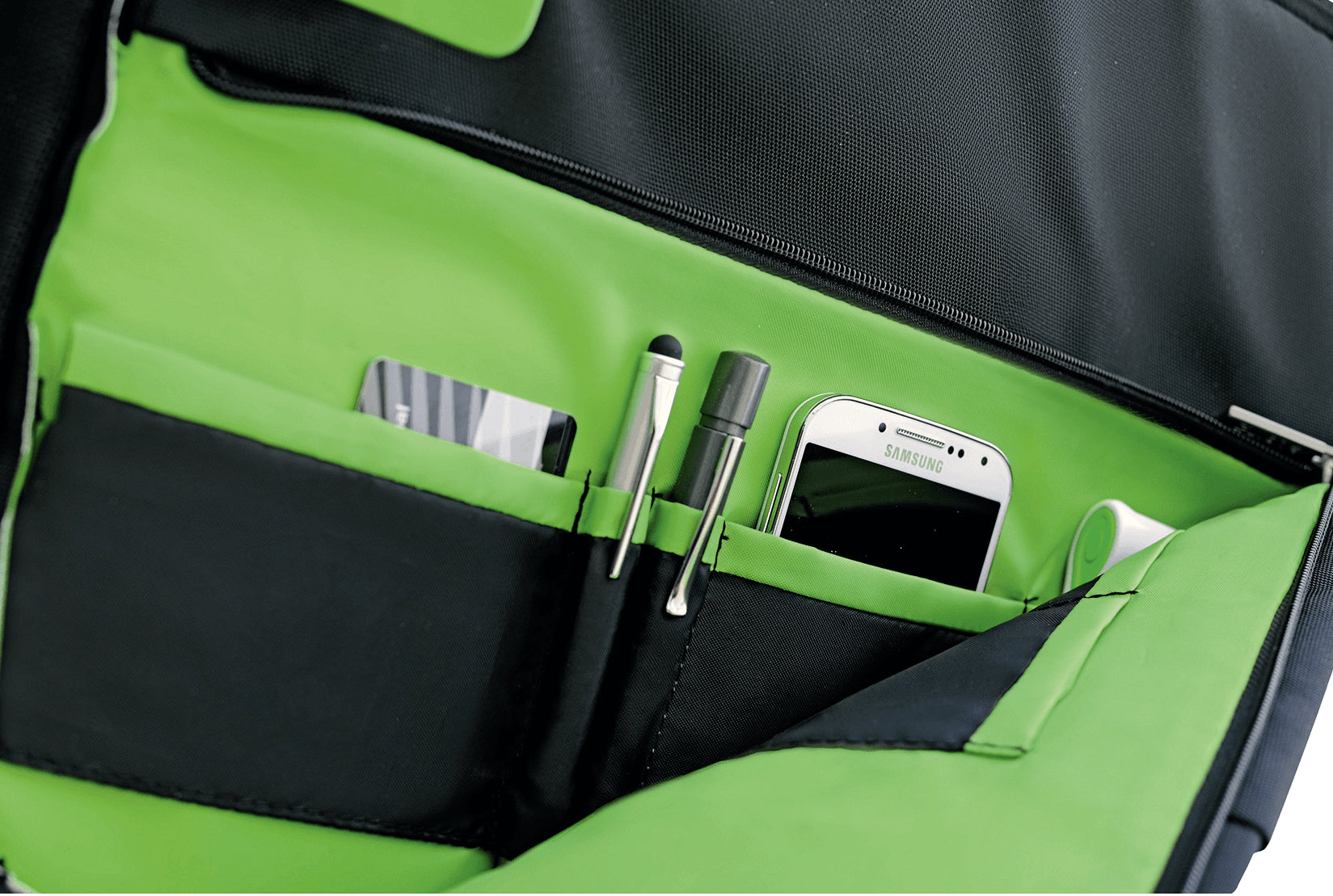 Leitz Notebook-Tasche bis 15,6" – Trolleybefestigung, herausnehmbares Etui – Schwarz